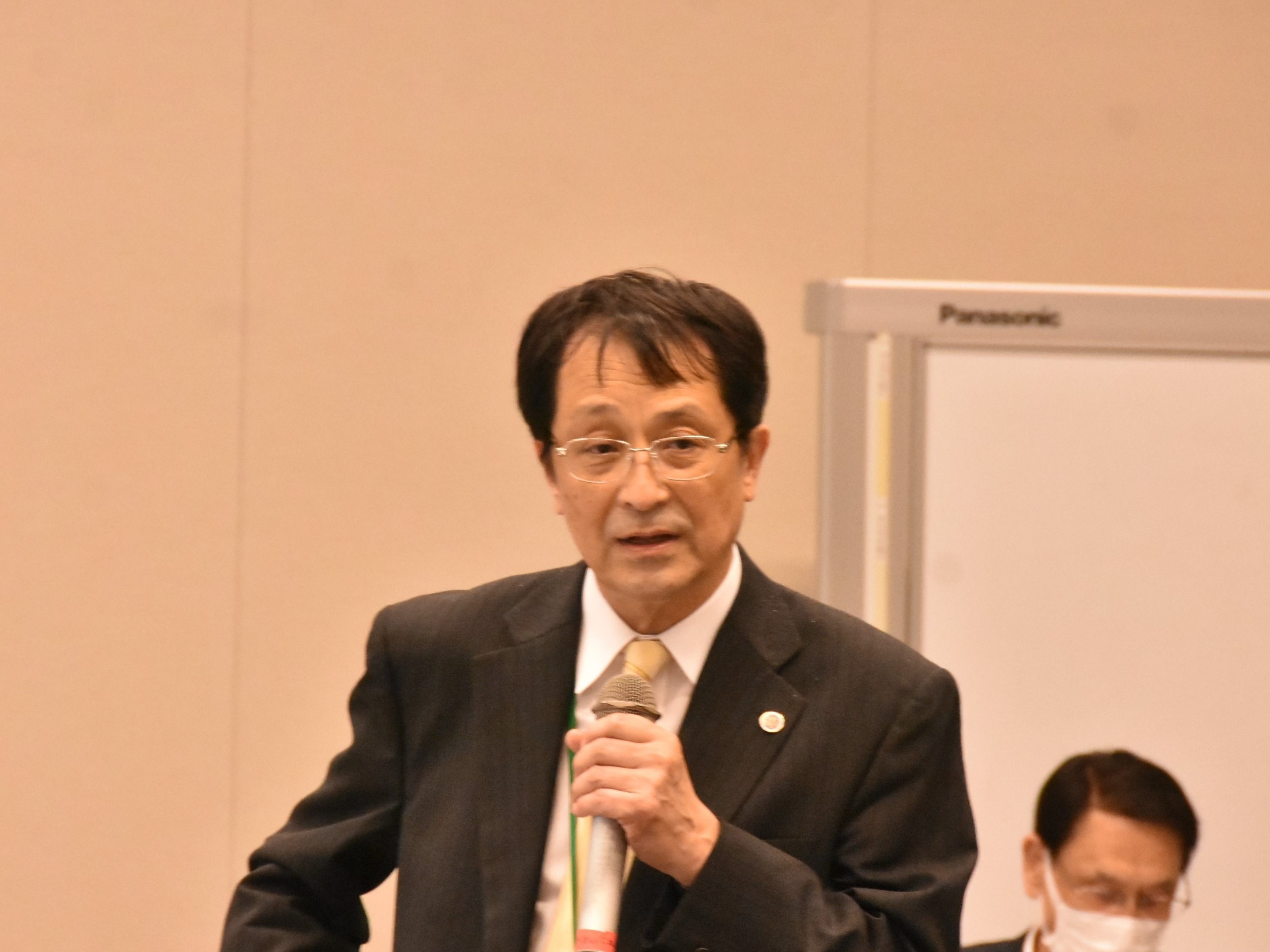 説明する永田恭介国立大学協会会長