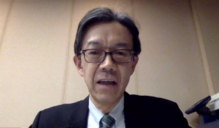 Dr. YAMAGUCHI Hiroki making
the closing remarks